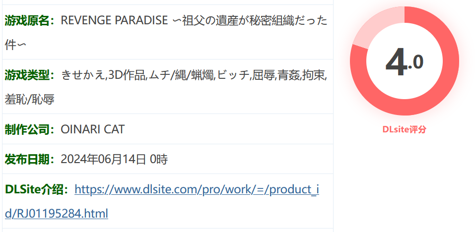 图片[2]-w285  REVENGE PARADISE~祖父的遗产是秘密组织的事项 官方中文版 [更新/2.8G]-acg畅游网