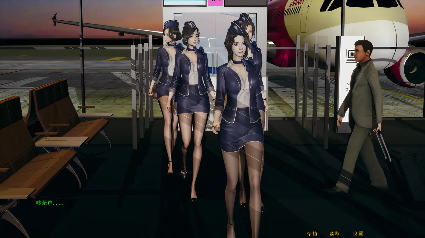 图片[2]-k708  航空公司的丝袜艳母 1 中文版 [新作/1.2G]-乐游二次元