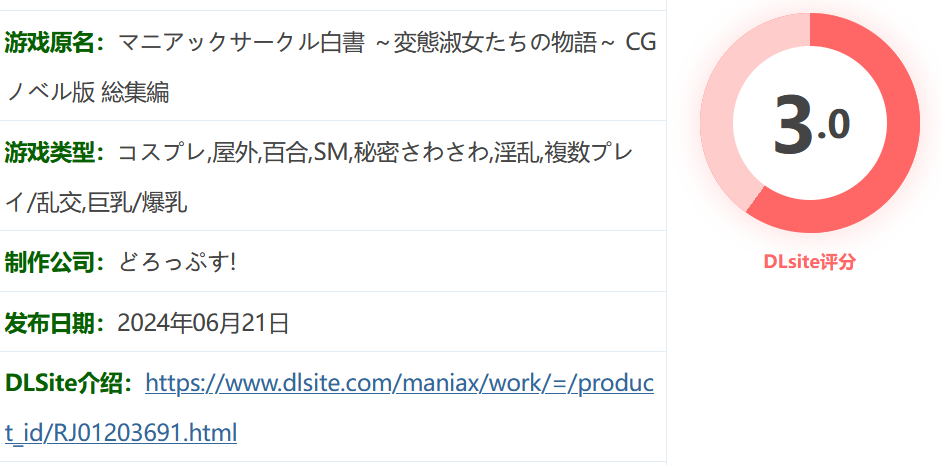 图片[2]-w1338 狂热圈子白皮书 ～变态淑女们的故事～ 云翻汉化版 [新作/1G]-acg畅游网