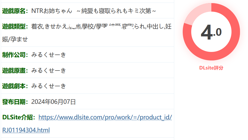 图片[2]-w1531 NTR姐姐 ～純愛與被奪走也由你決定～Ver1.2 挂載AI漢化版+存檔 [新作/1.1G]-acg畅游网