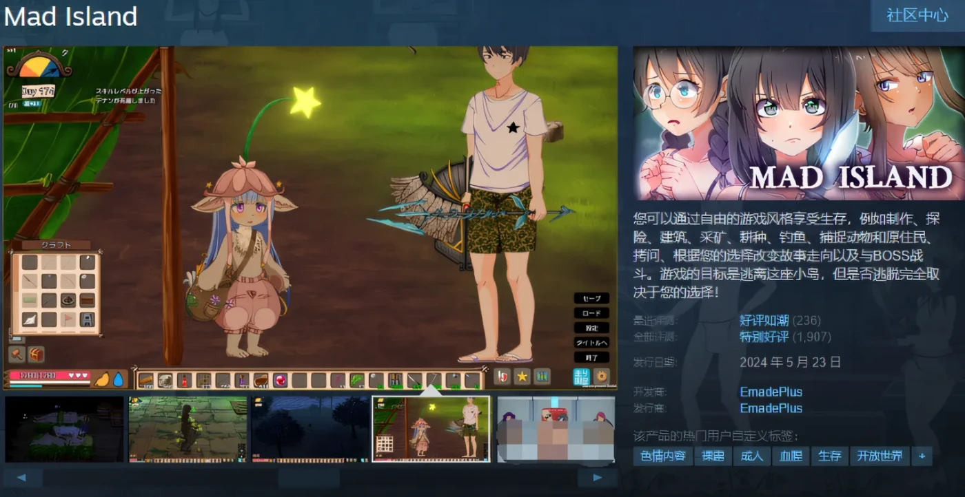 图片[4]-w1797  生存游戏 Mad Island V0.20 Steam官方中文版 [更新/1.3G]-acg畅游网