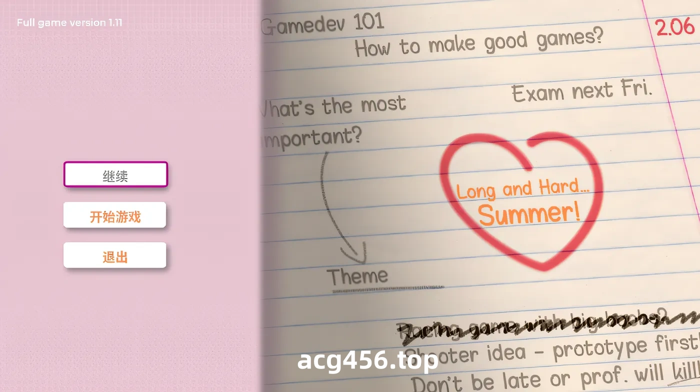 x2067 Long and Hard… Summer! Ver1.11 Steam官方中文正式版 [新作/460M]-acg畅游网