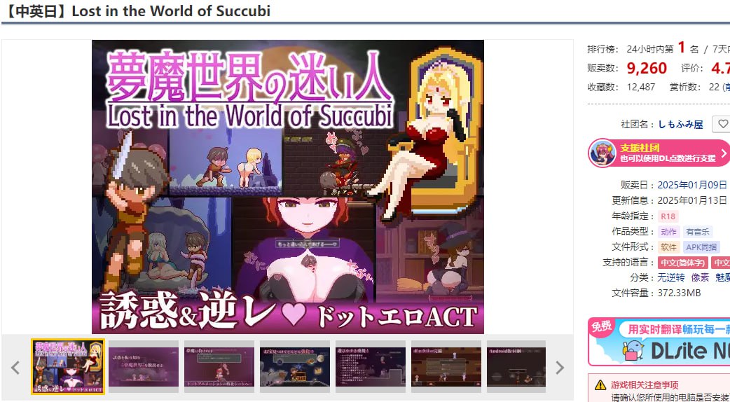 图片[2]-x2331梦魔世界的迷失者 V1.0 (夢魔世界の迷い人) DL官方中文[新作/370M]-acg畅游网