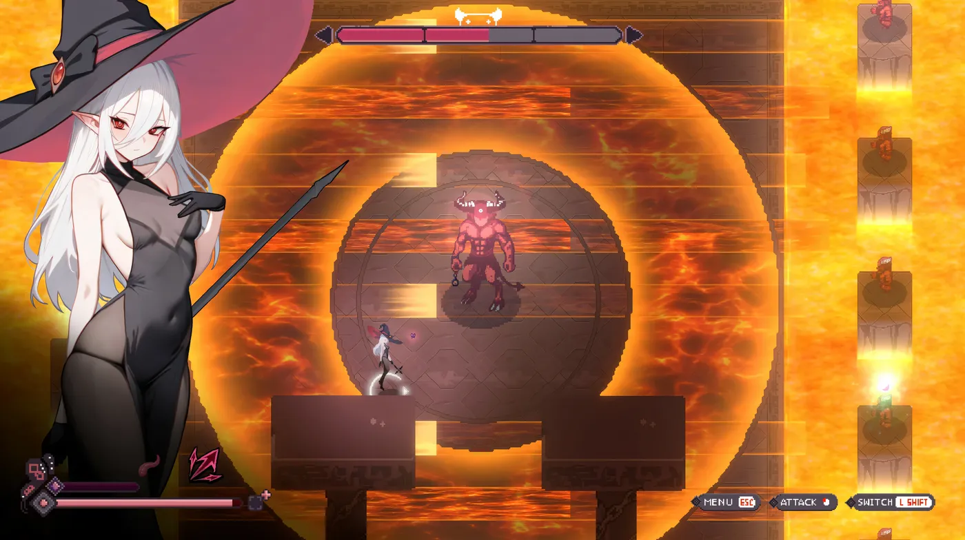 图片[2]-t2052 魔女的地牢 V1.2.6.1 机翻汉化版+存档 [新作/240M]-乐游二次元