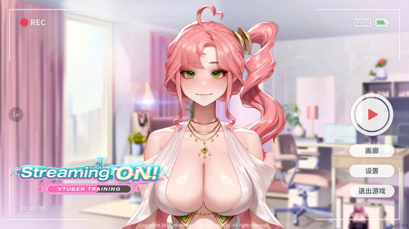 t2153 直播开始！VTuber 训练 Streaming ON! VTuber Training 官方中文步兵版 [新作/700M]-acg畅游网