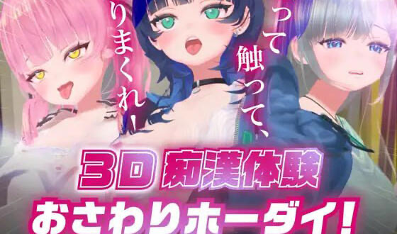 x20276 3D痴汉体验 无限触摸！～ 摸摸摸，摸到爽！[新作/900M]-acg畅游网